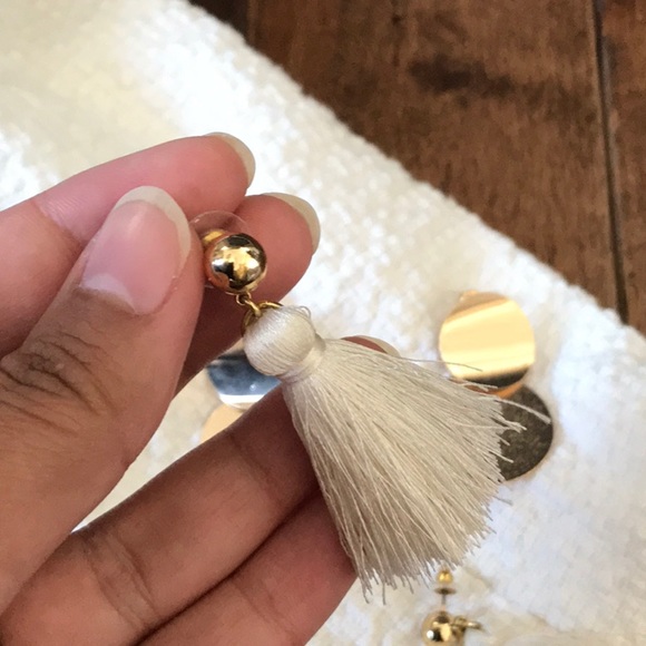 Gold Statement Earrings- Set of 2 - Picture 5 of 6